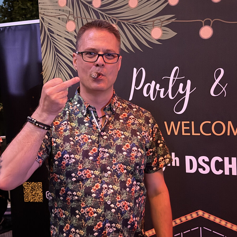 Joerg auf einem Event